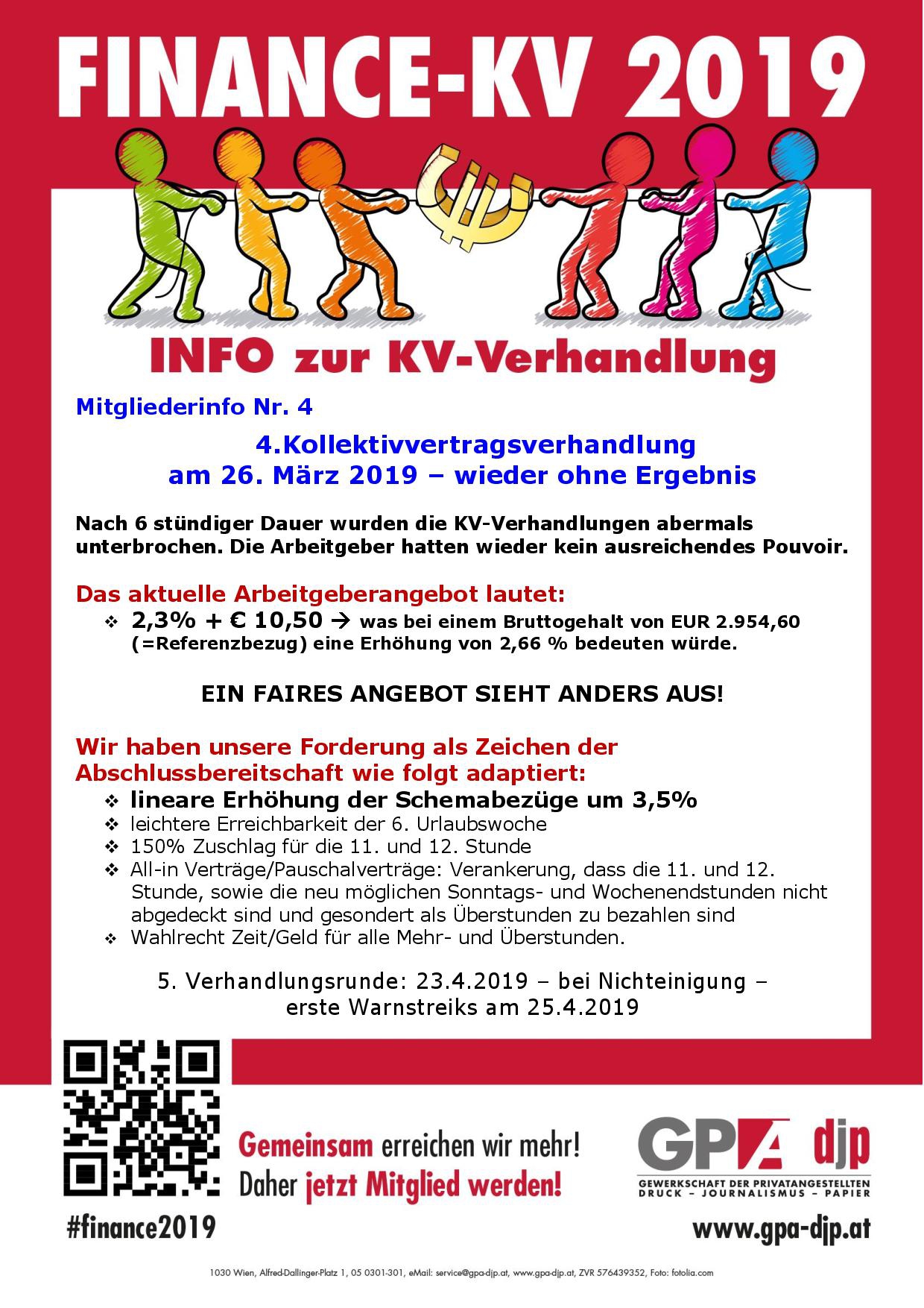 KV 2019 Mitgliederinformation Nr. 4 ©Gpa-djp KV 2019 Mitgliederinformation Nr. 4 ©Gpa-djp