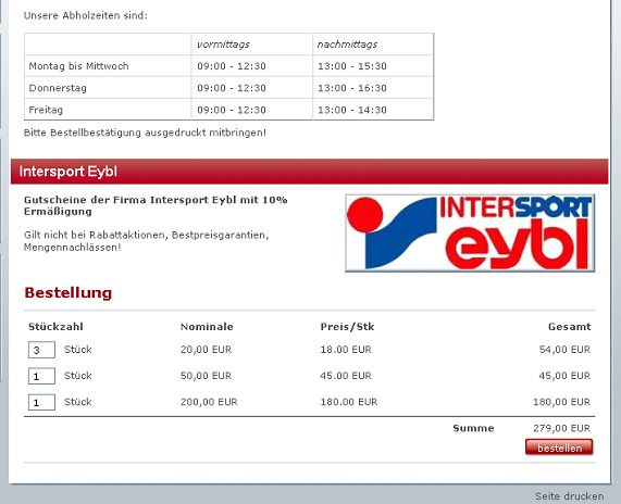 Bestellbereich Beispiel ©BR BAWAG PSK Bestellbereich Beispiel ©BR BAWAG PSK